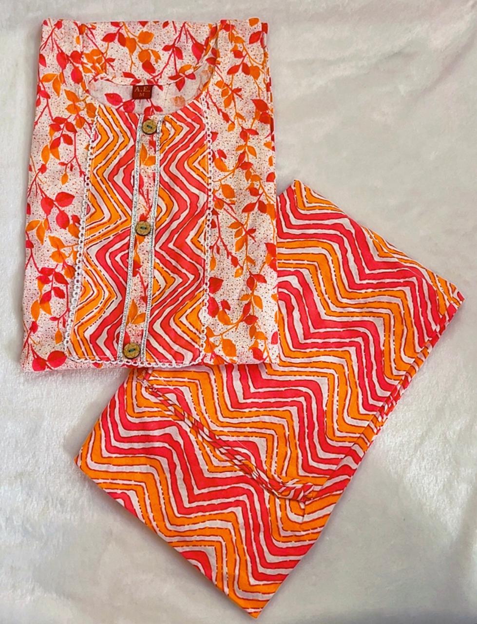 Cotton Kurti Sets M to 2XL