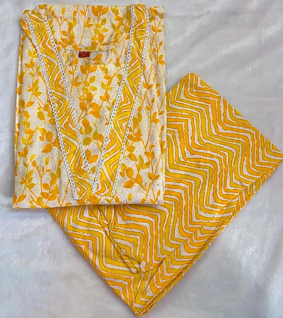 Cotton Kurti Sets M to 2XL