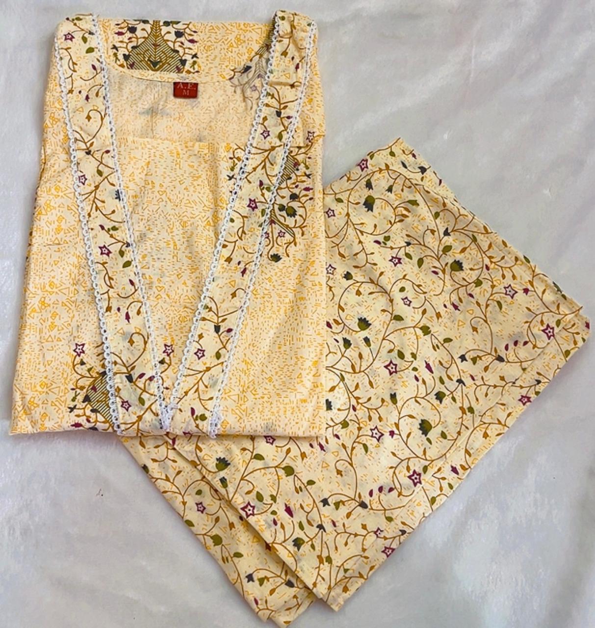 Cotton Kurti Sets M to 2XL