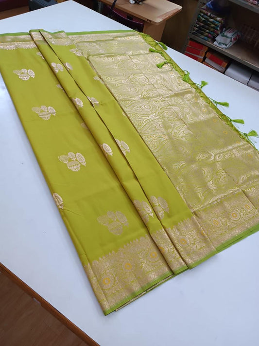 Semi Banarasi Soft Silk Saree