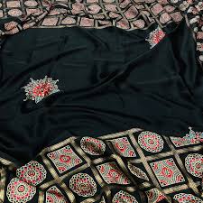 Ajrakh Print Modal Saree